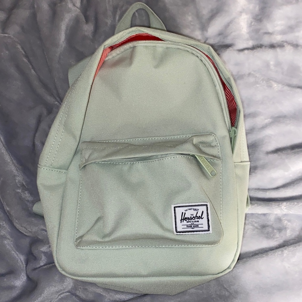 Green Herschel mini backpack
